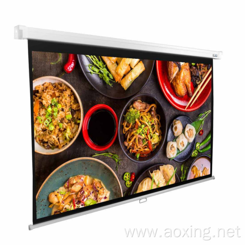 Fabric theatre system pull up outdoor Projection Screen